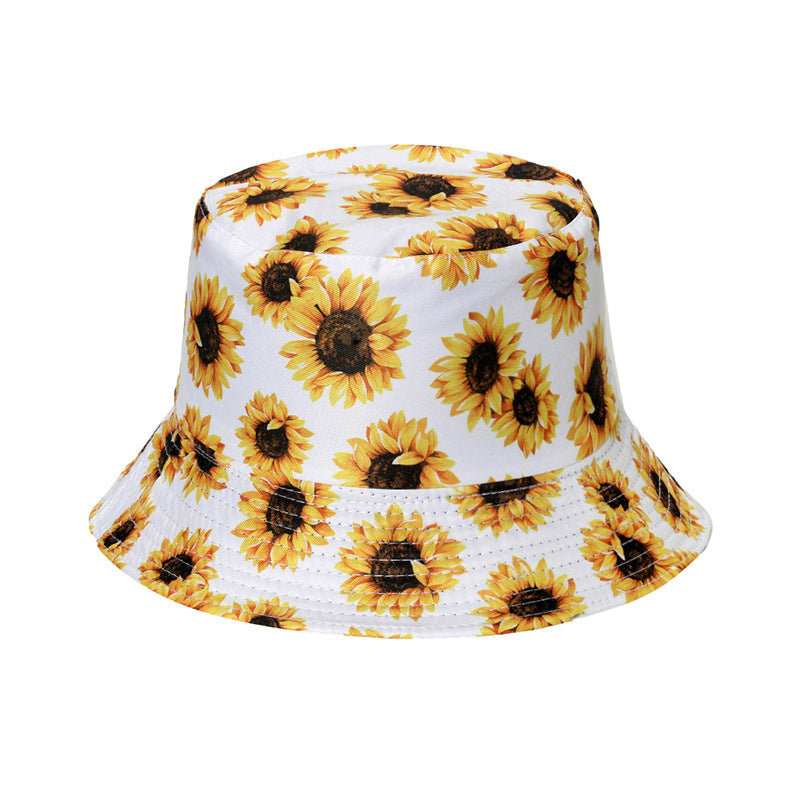 Wholesale Polyester Sunflower Bucket Hat